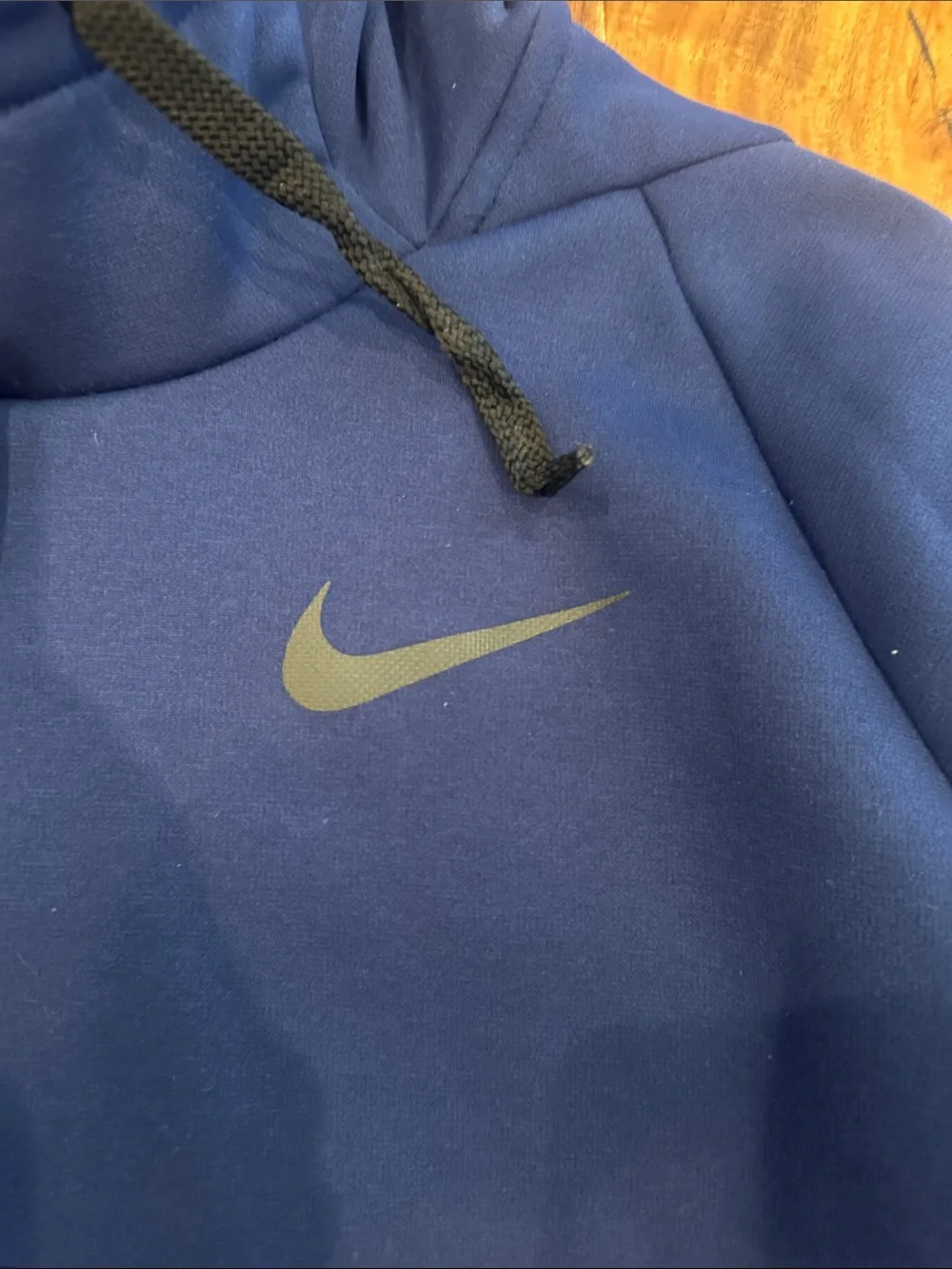 Nike Men's Navy Blue Performance Hoodie